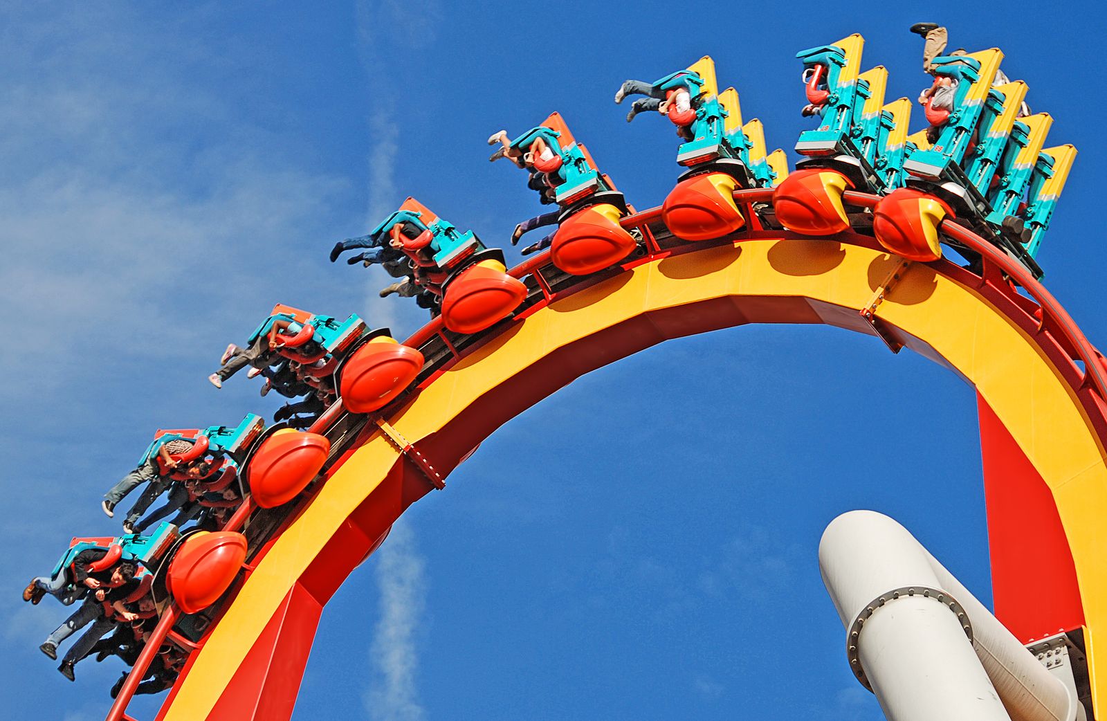 Looping roller coaster at Knott's Berry Farm near Anaheim