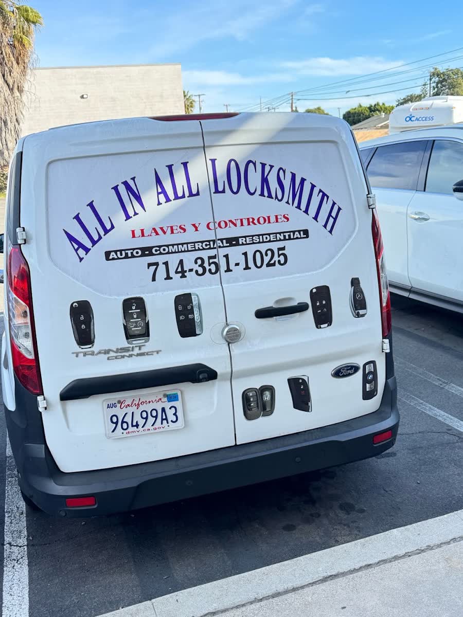 ALL IN ALL LOCKSMITH in Anaheim, California